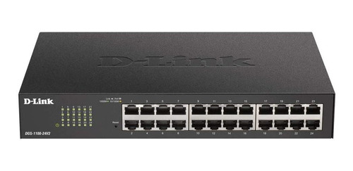 Conmutador Ethernet D-link, 24 Puertos Gigabit Facil Manage