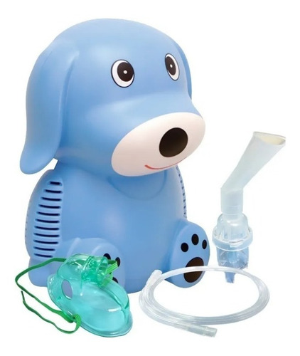 Nebulizador A Piston Pediatrico Infantil Mediair Perrito 