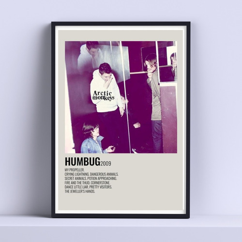 Cuadro  Arctic Monkeys - Humbug 30x40cm Listo P Colgar
