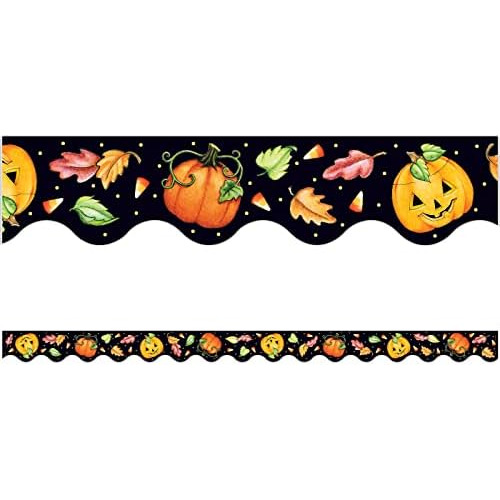 Borde De Halloween De Engelbreit, Multicolor (4145)