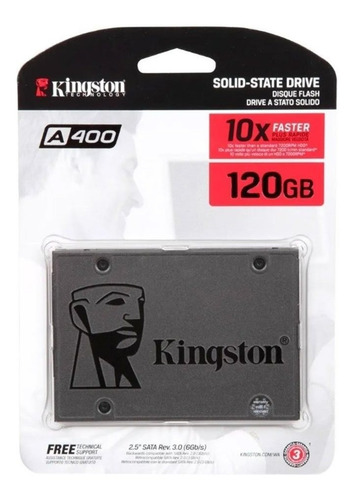 Ssd Kingston A400 2.5 120gb Sata I I I 320mb Sa400s37/120gb