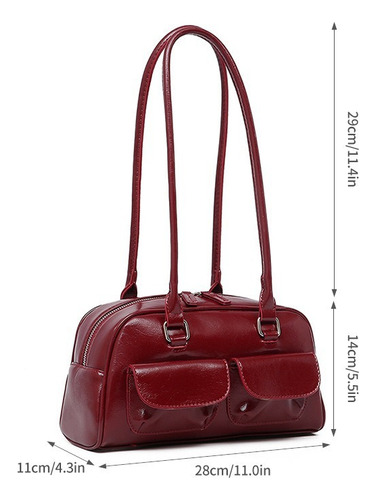 Bolso De Lujo Retro Genuino De Alta Calidad Wz088