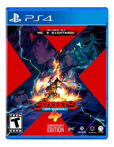 Streets Of Rage 4 Anniversary Edition Playstation 4 Latam