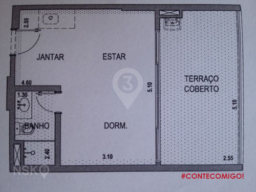 Imagem 11 de 15 de 1 Dorm - 40m² - Bela Vista - Ed1476