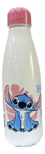 Garrafa Squeeze Disney Stitch Branca 600 Ml