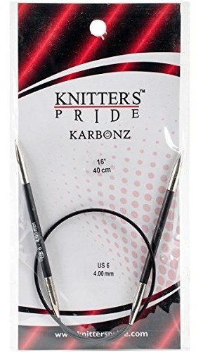 Knitter's Pride Karbonz Circular 16 Pulgadas (40 Cm) Agujas 