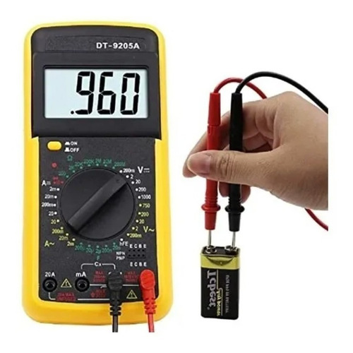 Multimetro Tester Multitester Digital Dt9205a Tester Digital