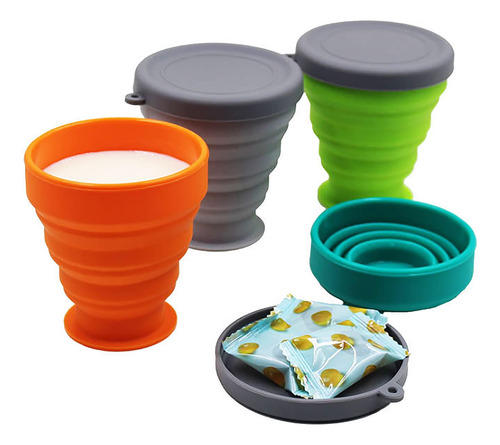 Taza De Silicona Plegable 6 Piezas De Silicona Plegable Co