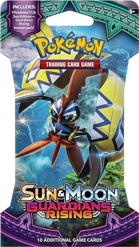 Pokemon Tcg Sun Moon Guardians Rising Un Paquete De