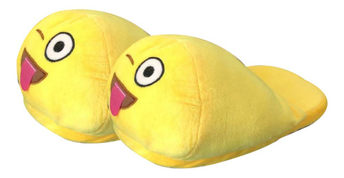 Pantufla Emoji Travieso Talla Estándar Adulto