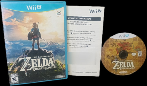 Zelda Breath Of The Wild Nintendo Wii U Físico Original 0001 (Reacondicionado)
