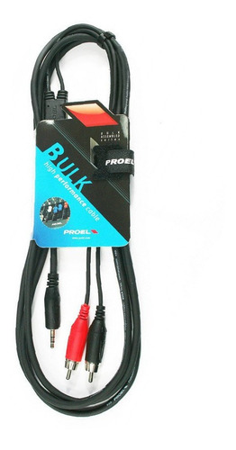 Cable Adaptador Proel Bulk540lu3 1x3,5st+2xrca 3m