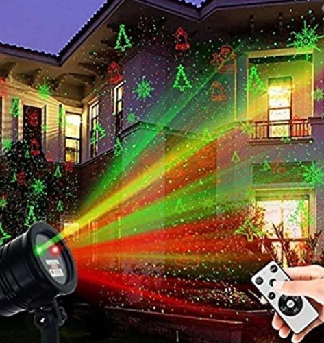 Imagen 1 de 3 de Luces Laser De Navidad Con 5 Patrones