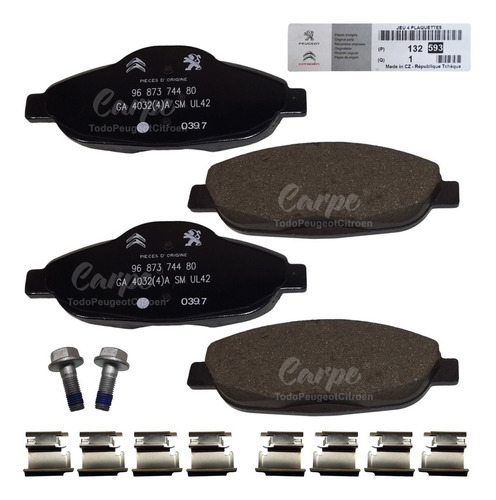 Pastillas Delanteras Citroen C4 Lounge 1.6 Hdi Originales