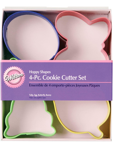 Wilton Hoppy Formas 4pc Juego De Cortador De Galletas De Col