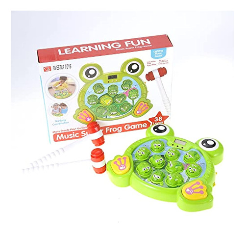 Powertrc Interactive Whack A Frog Arcade Game Para Niños | J