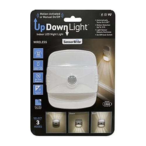 Luz Led Updown Inalámbrica Sensor De Movimiento, Luz L...