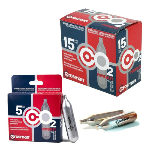 Cartucho Cilindro De Co2 Crosman 12g 40 Unidades