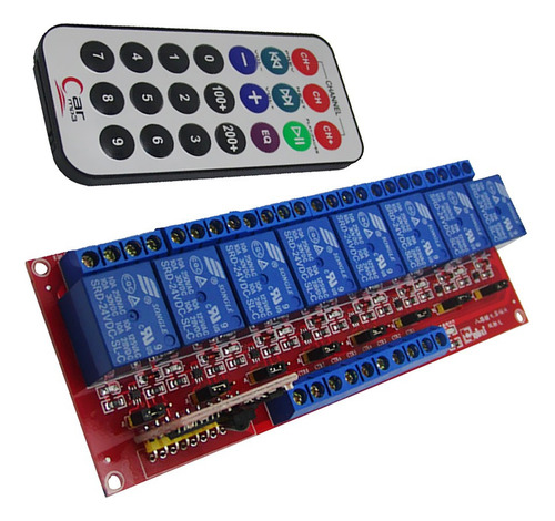 12v 8 Canales Infrarrojos Módulo De Licencia De Control Con