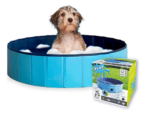 Piscina Plegable Perros Baño Mascotas - Chica Diámetro 80cm