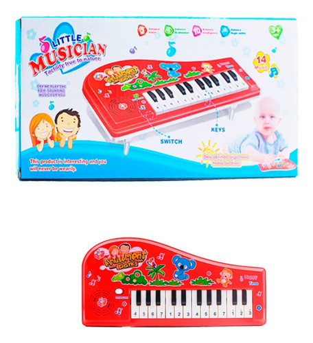 Organo Piano Teclado Musical Infantil Sonido Canciones Niños