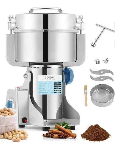 Marada 2000g Electric Grain Dry Grinder High-speed Electric 