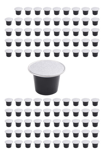 100 Juegos De Vasos De Cápsulas De Café Recargables Desechab