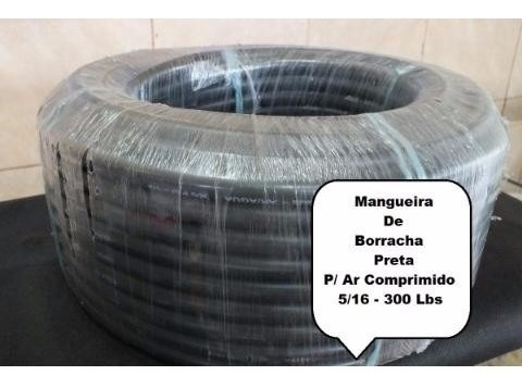 Mangueira Borracha - Ar/água 5/16 - 300 Lbs 50 Metros - 9045