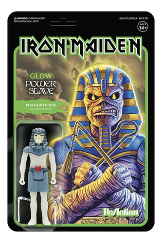  Super 7 - Iron Maiden - Pharaoh Eddie (glow)