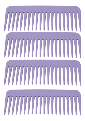Peine Para Desenredar El Cabello, 10 Unidades, Con Dientes A