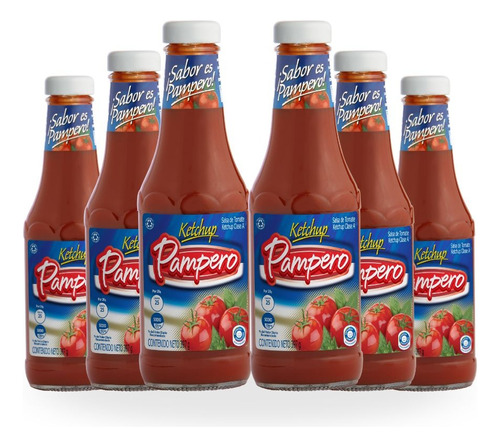 Ketchup Pampero 397g Pack 6und