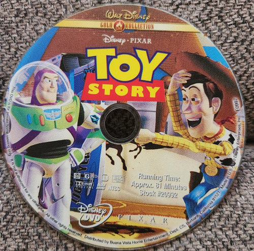Dvd Película Toy Story  - Solo Disco
