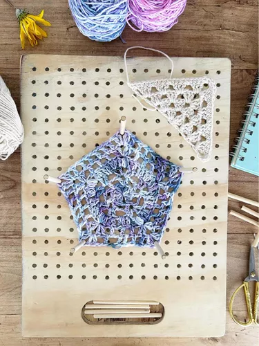 Tabla De Bloqueo Crochet Granny Squares