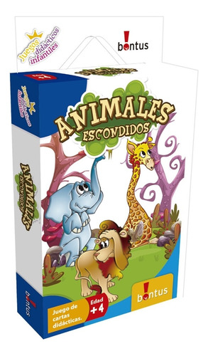 Animales Escondidos Juego De Cartas Bontus - Del Tomate