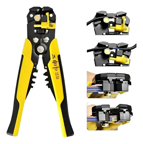 Alicate Decapador Crimpador Fios Cortador Descascador Cabos