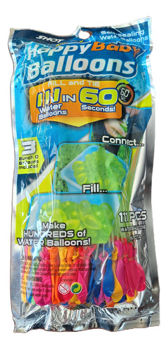 Globos/bombas De Agua De Llenado Rapido 111 Bombas/60 Seg