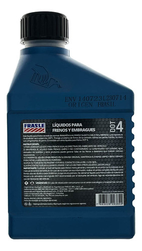Liquido De Freno Dot 4 500ml - Frasle