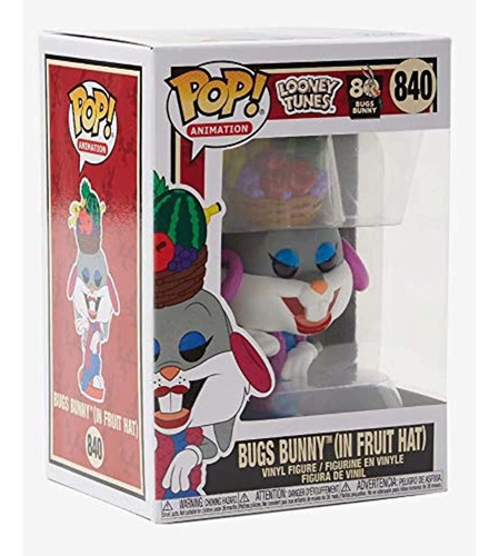 Funko Pop Looney Tunes - Bugs Bunny In Fruit Hat #840