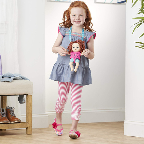 Set Muñeca Bebe Baby Alive Little Zoe Rizada Lista A Jugar