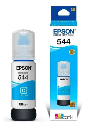 Tinta Epson Original 544 65ml L1210 L3210 L3250 L5190 Azul