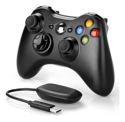 Controlador Inalámbrico De Doble Vibración Para Xbox 360