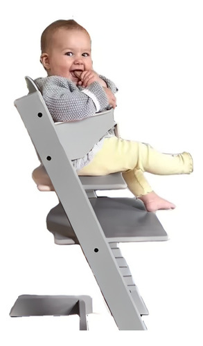 Papu Baby Asiento Para Bebé Para Silla Alta Convertible Color Marrón claro Asiento Para Silla Alta