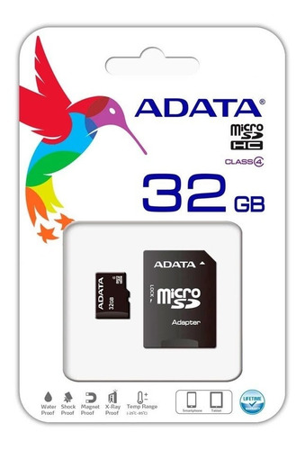 Memoria Micro Sd 32 Gb Clase 10 Premier + Adaptador - Adata