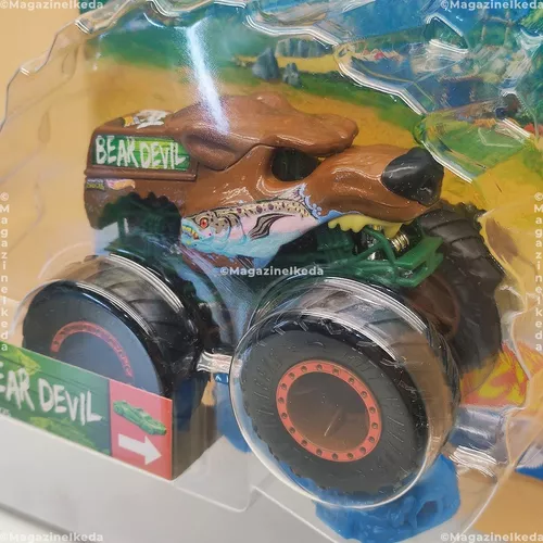 Caminhão Hot Wheels Monster Trucks Bear Devil - Mattel - A sua Loja de  Brinquedos, 10% Off no Boleto ou PIX