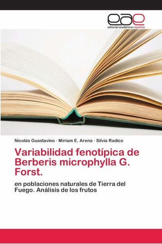 Libro Variabilidad Fenotípica De Berberis Microphylla G Lcm4