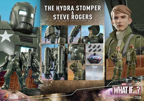 Imagen 2 de 3 de Hot Toys What If The Hydra Stomper Steve Rogers Fpx