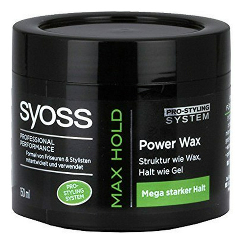 Acondicionador - German Syoss Power Wax Hair Gel 150ml- Ship