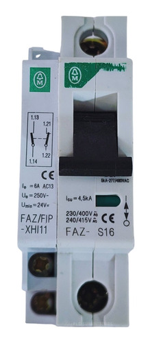 Klockner Moeller Faz S16 Con Faz/fip-xhi11 Interruptor (Usado)