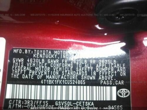 Caja Transmision Toyota Camry 2017 2018 3.5 6v 2grfe A28dia (Usado)