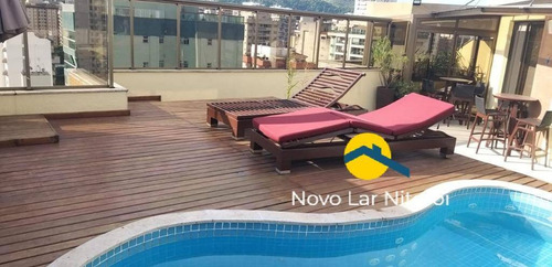 Imagem 1 de 15 de Excelente Cobertura Duplex Com 4 Quartos E 2 Vagas. - 50